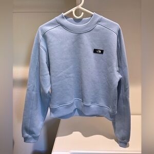 Light Blue North Face Pullover Hoodie